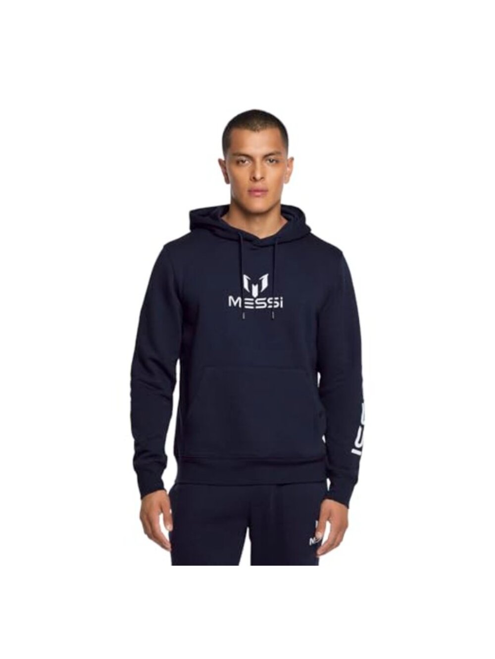 Messi Men's Wingstar Pullover Hoodie Cotton Blend Sweatshirt